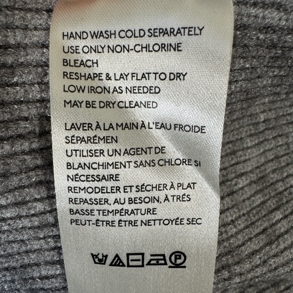 Free People Women’s Gray Oversized Softly Structured Knit Tunic Sweater Sz S - Picture 2 of 10